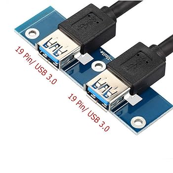 Amazon | 3.5インチベイ用USB3.0コネクタパネル 2ポートUSB 3.0